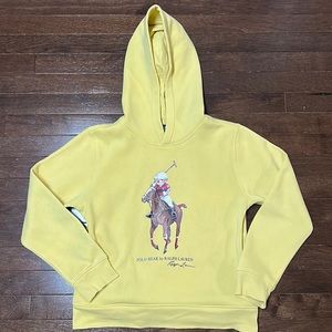 Polo by Ralph Lauren hoodie, Kids M (10-12), Yellow